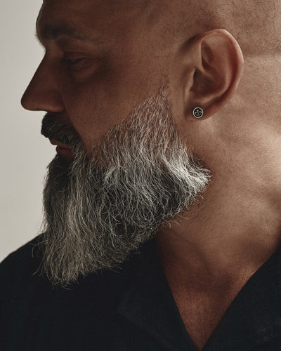 FLEUR DE LIS single earring in silver