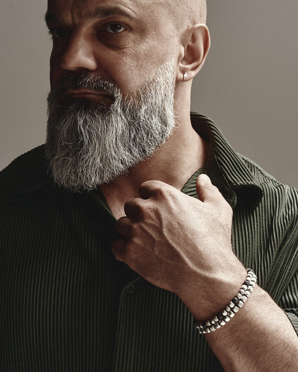 Silver bracelet CUBE