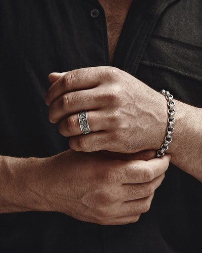 Silver ring ARCHANGEL MICHAEL