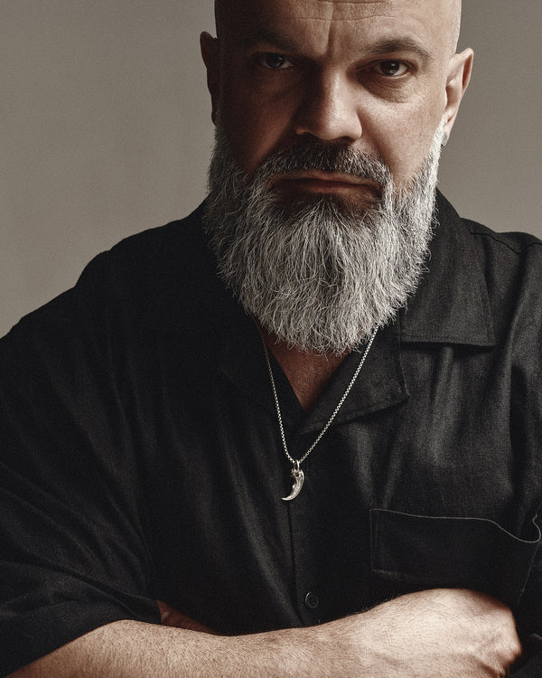 Silver pendant GRIZZLY BEAR CLAW