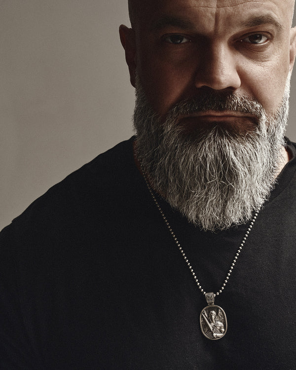 Pendentif en argent ST. ARCHANGE MICHEL