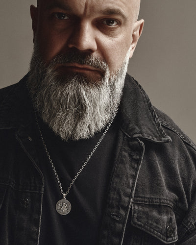 Silver pendant SANCTUS BENEDICTUS