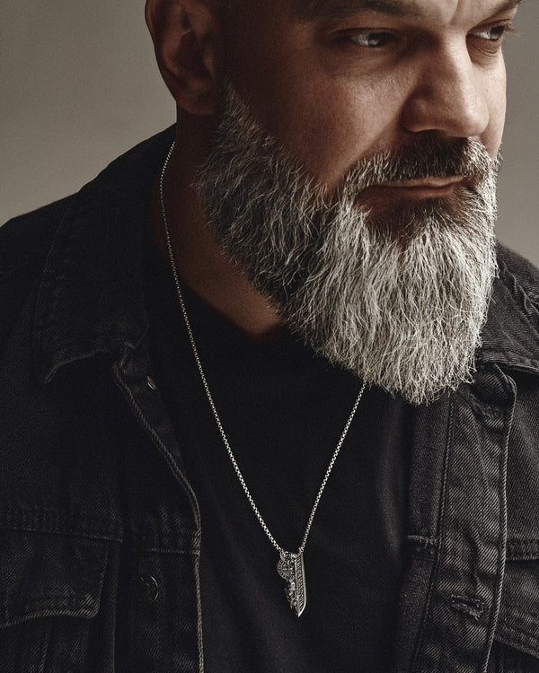 Silver pendant VIKING. FORFEDRENES KRAFT