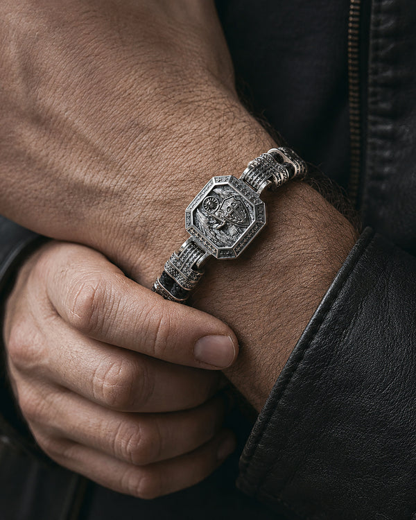 Silberarmband HEILIGER MICHAEL