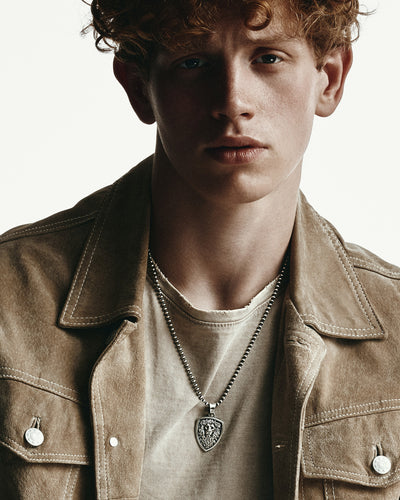 Silver pendant THE WISDOM OF THE LION