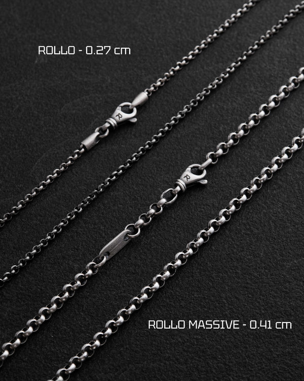 Chaîne en argent ROLLO MASSIVE