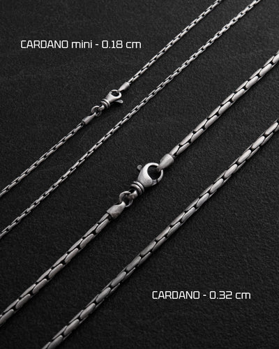 Silver chain - weave CARDANO