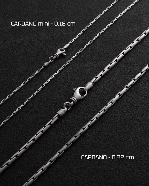 Silver chain - weave CARDANO