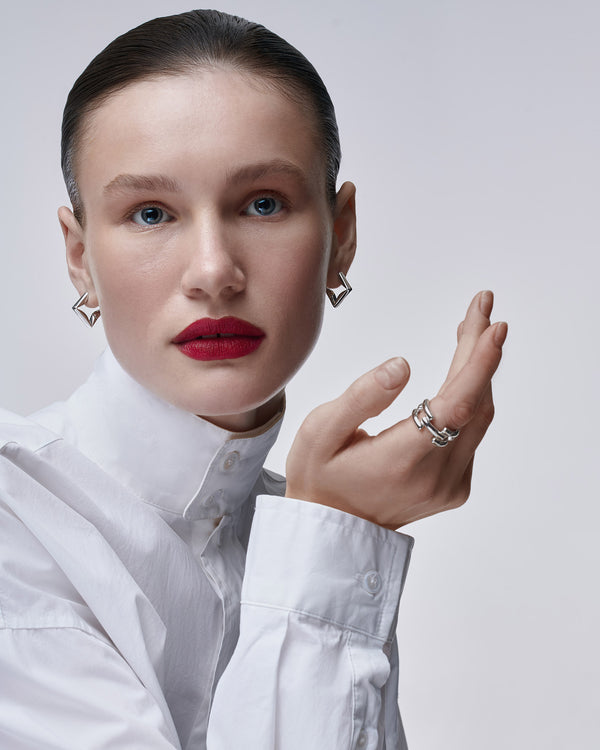 Bague en argent DYNAMIQUE