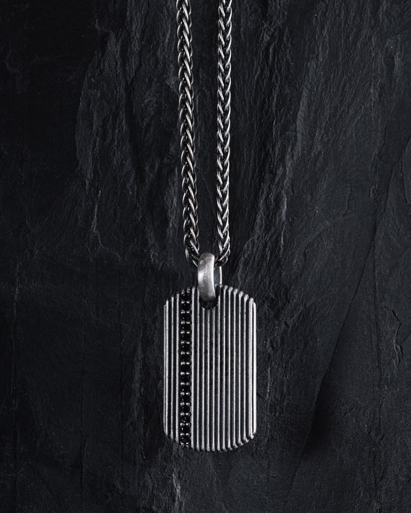 Gettone d'argento COUNTER. PIETRE NERE