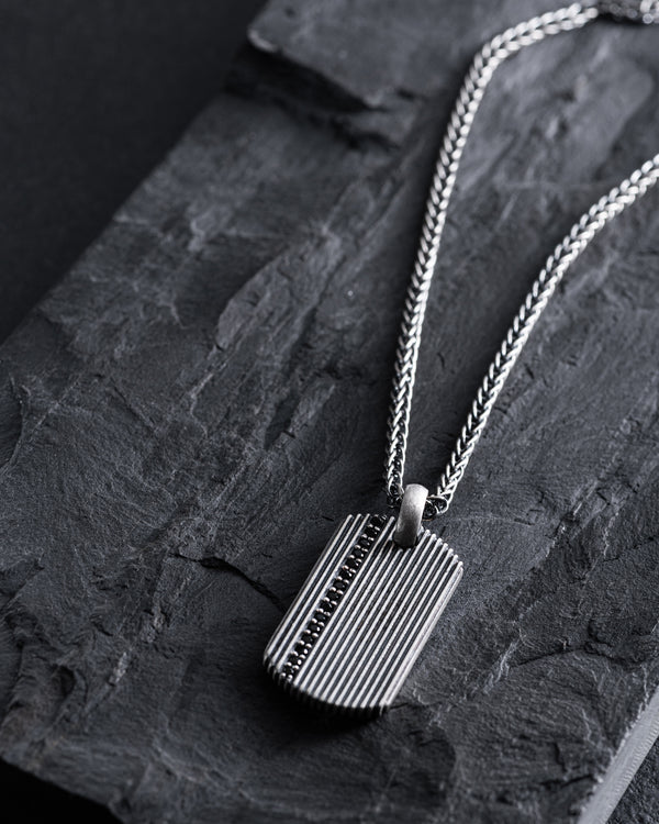 Gettone d'argento COUNTER. PIETRE NERE