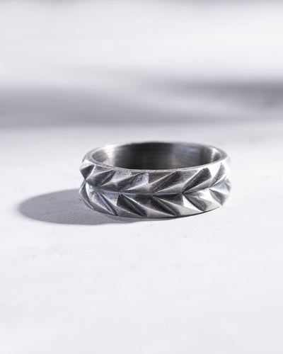 Silver ring EAR OF WHEAT