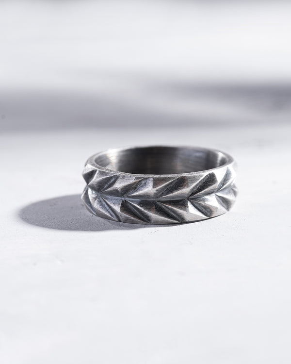 Silver ring EAR OF WHEAT