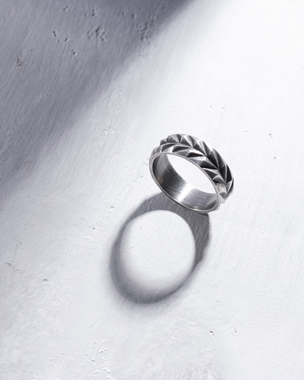 Silver ring EAR OF WHEAT