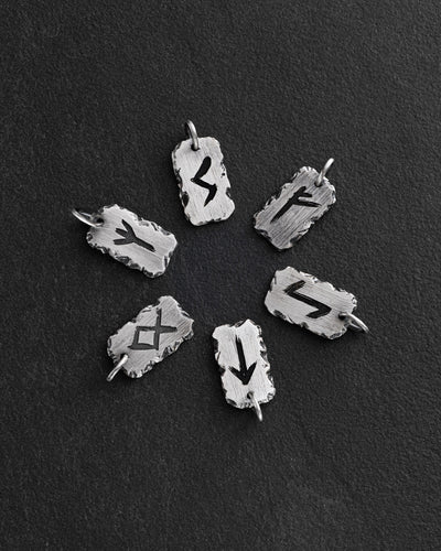 Silver pendant RUNE AMULET - SOWILO