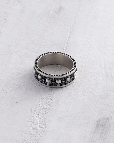 Silver ring MEMENTO MORI