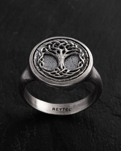 Silver ring YGGDRASIL TREE OF LIFE