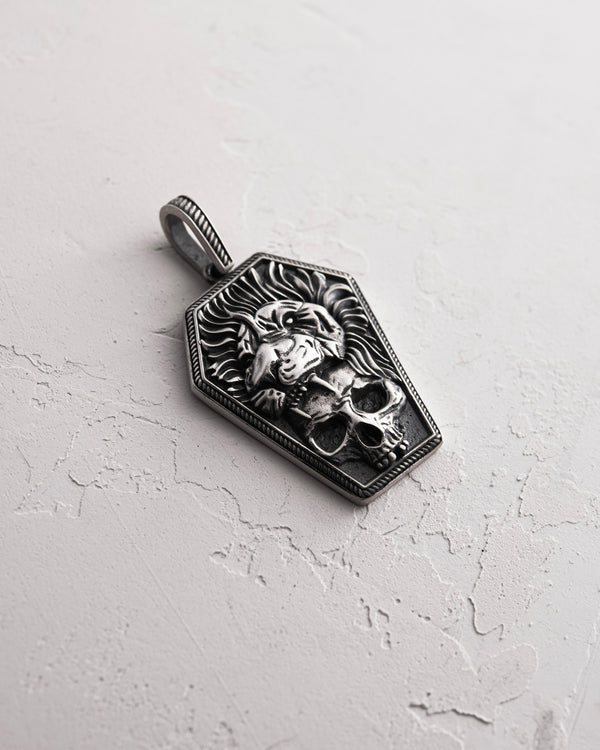 MEMENTO MORI Silberanhänger