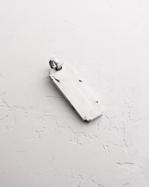 THE BOULDER silver pendant