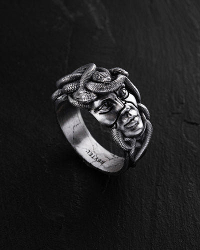 Silver ring PATRONA MEDUSA