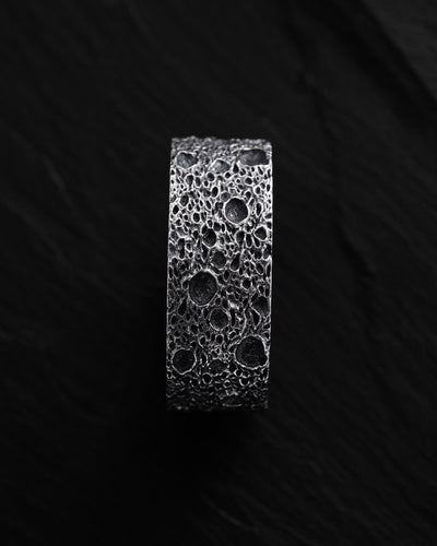 Anello in argento SUPERFICIE LUNA