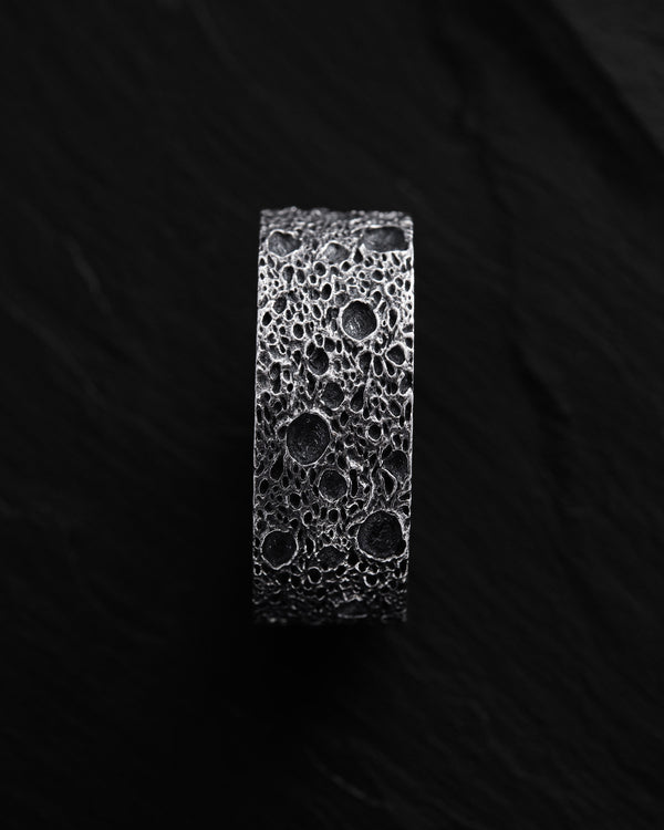 Silberring MONDOBERFLÄCHE