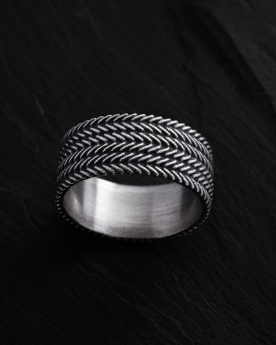 Silver ring VEGER