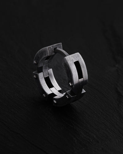 Silver single - earring SONRAI