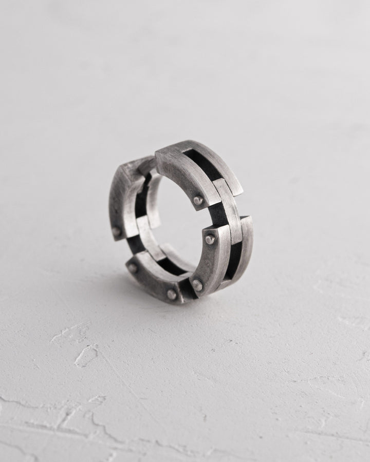 Boucle d'oreille unique en argent SONRAI