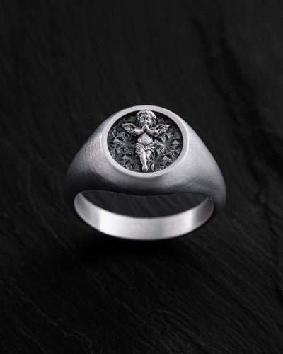 Silver ring ANGEL OF LIGHT