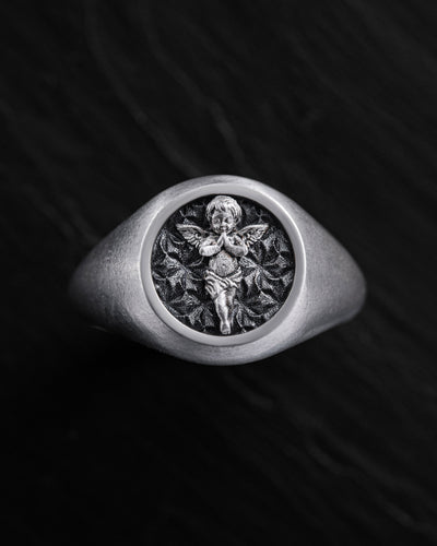 Silver ring ANGEL OF LIGHT