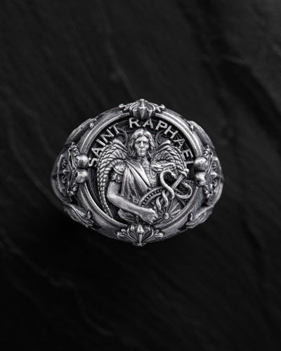 Silver ring SAINT RAPHAEL