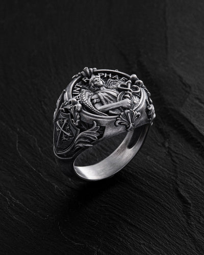 Silver ring SAINT RAPHAEL