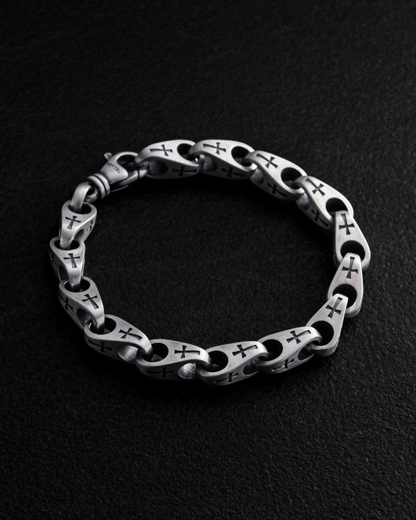 Silver bracelet GELOOF