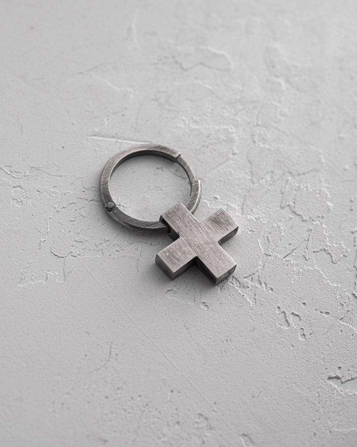 Boucle d'oreille simple en argent VERITAS