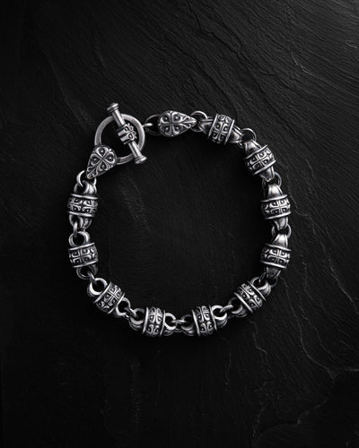 Silver bracelet AKSENT