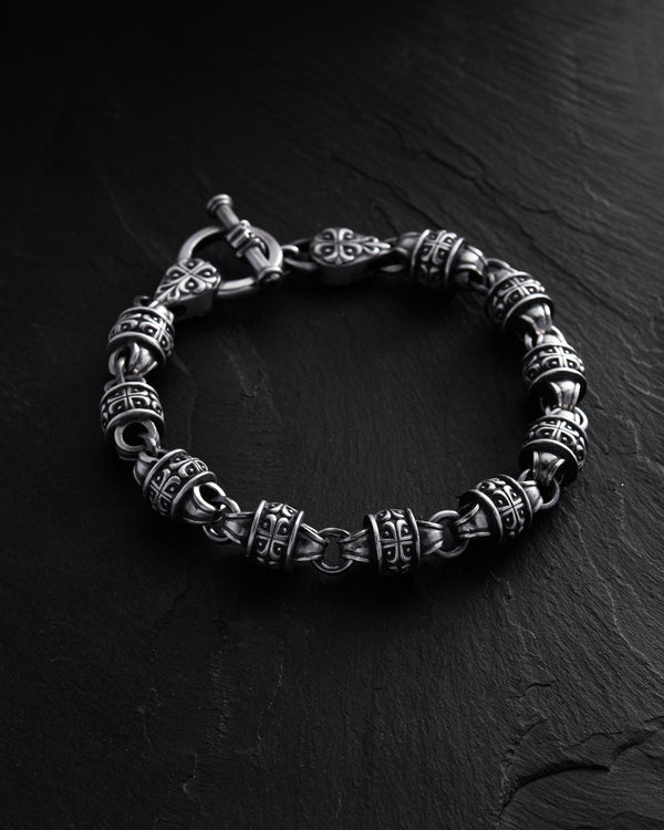 Silver bracelet AKSENT