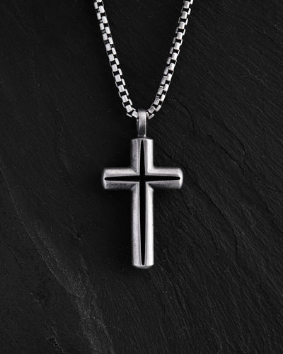 Croce in argento LUMEN FIDEI