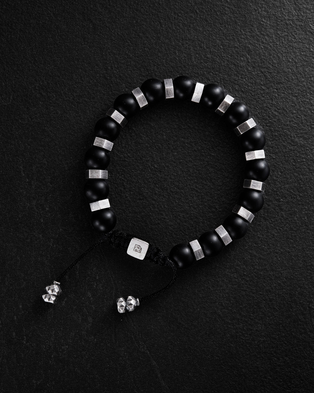 Bracelet homme RESPONDEO (argent, lave) M