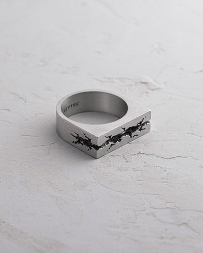 Silver ring FRACTURE