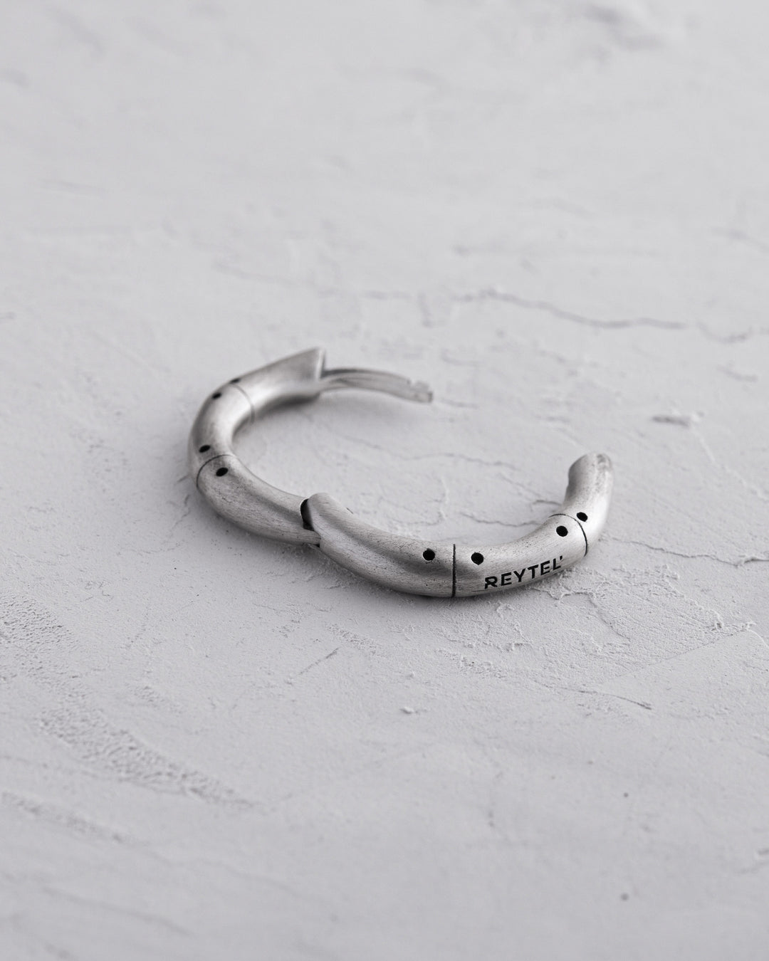 Boucle d'oreille simple en argent TRIN