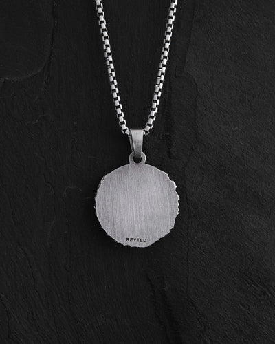 Silver pendant ANGEL AND DEMON