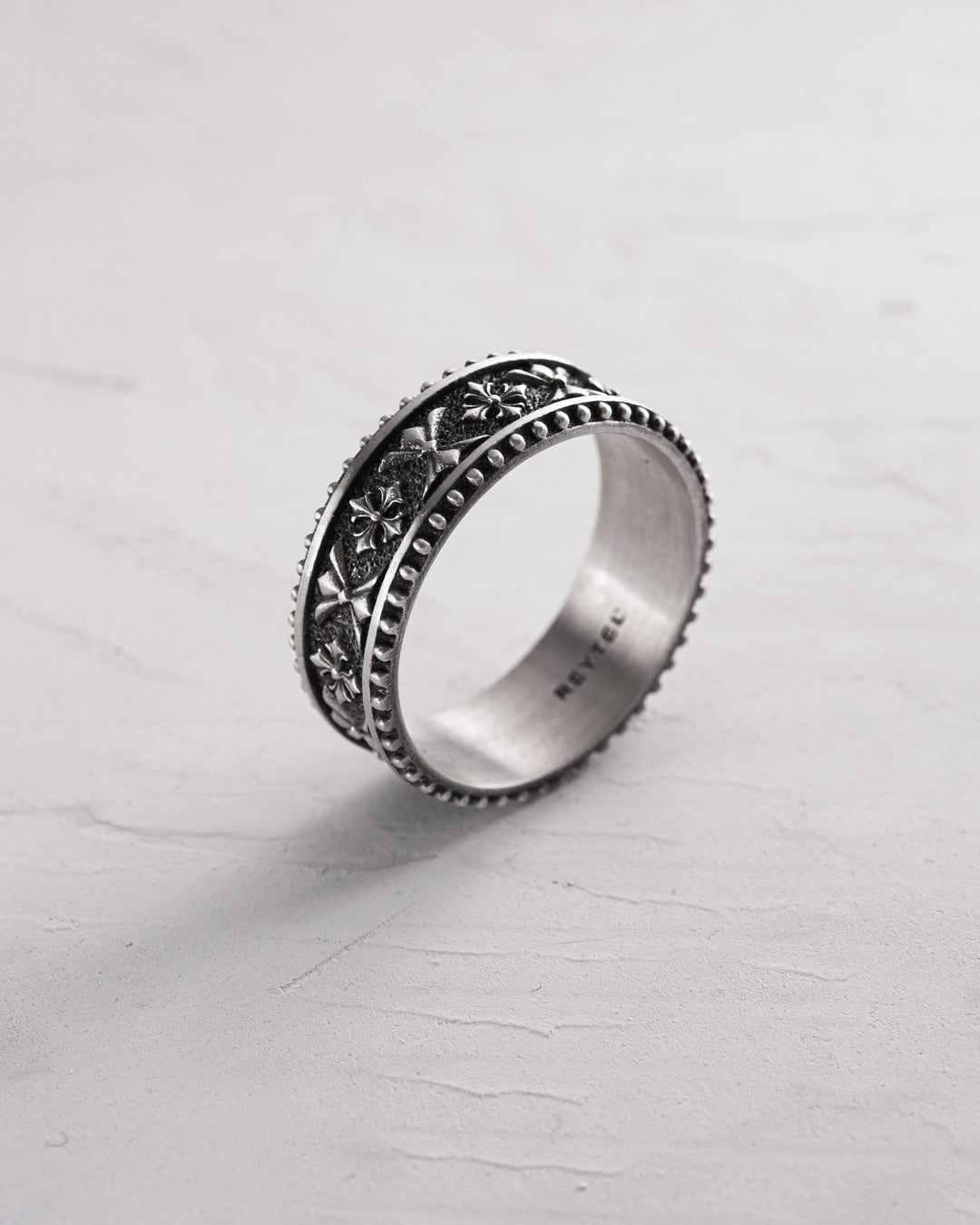 Silver ring CELTIC KNIGHT PATTERN