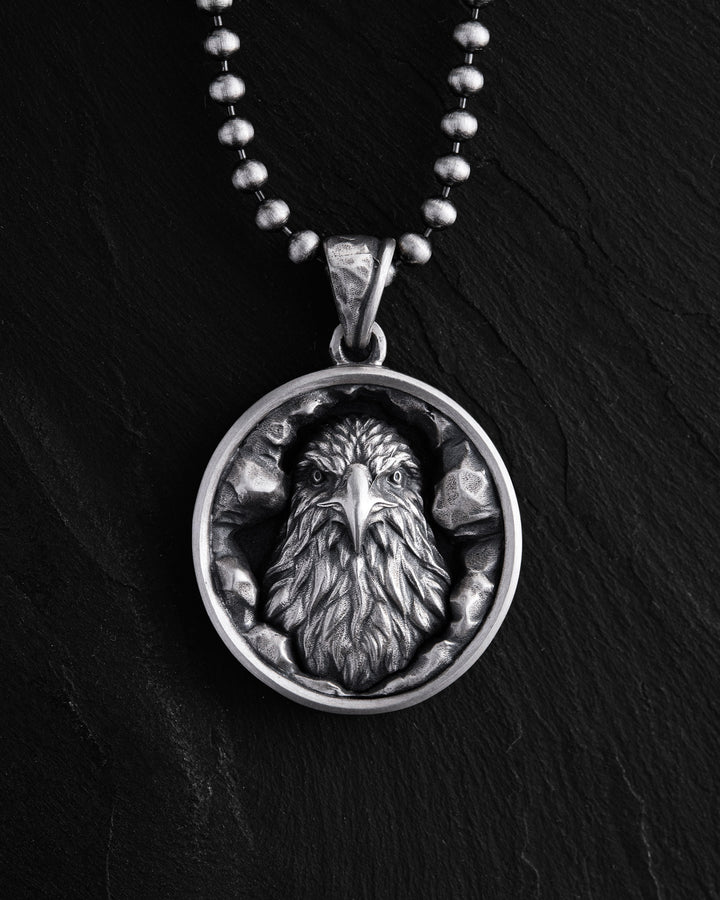Silver pendant EAGLE