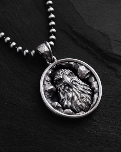 Silver pendant EAGLE