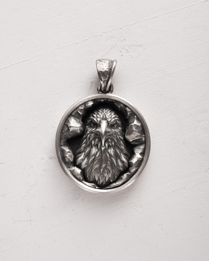 Silver pendant EAGLE