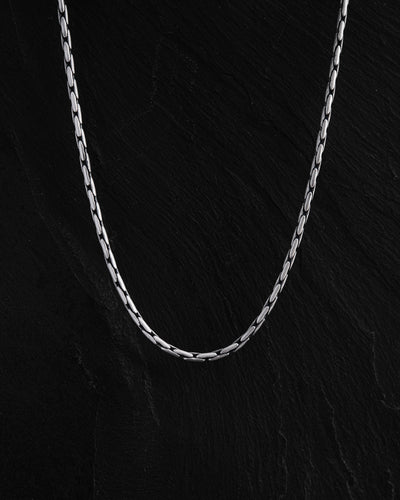 Silver chain - weave CARDANO mini
