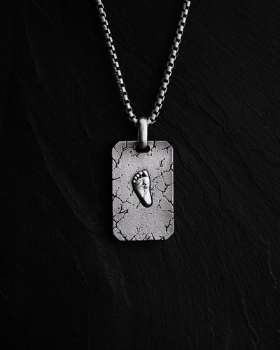 Silver pendant BABY FOOT