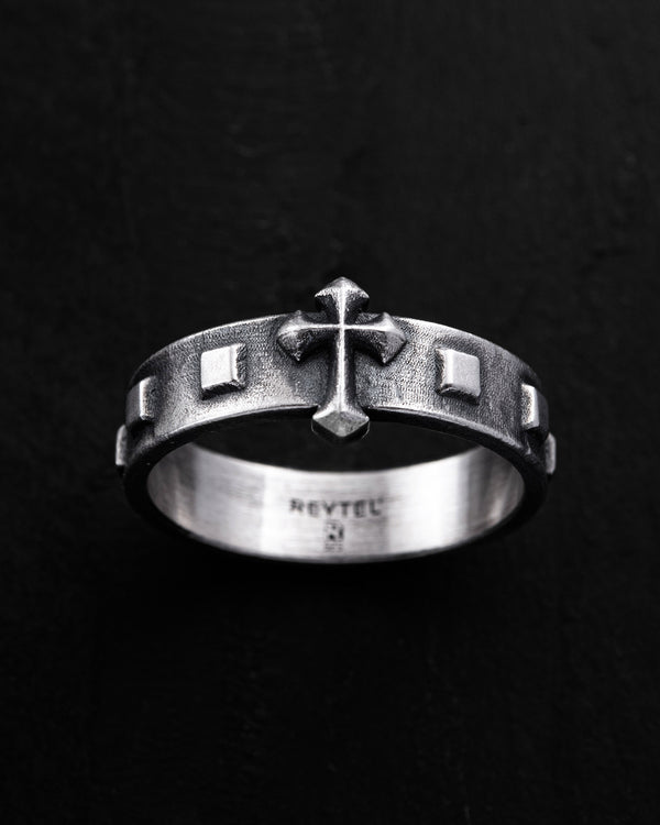 Silver ring ROSARIUM