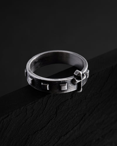 Anello in argento ROSARIUM